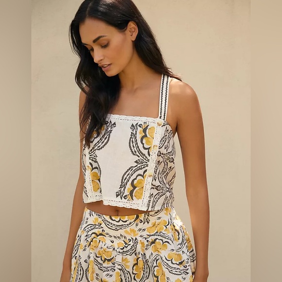 Anthropologie Tops - Anthropologie Floral Printed Tank  NWT